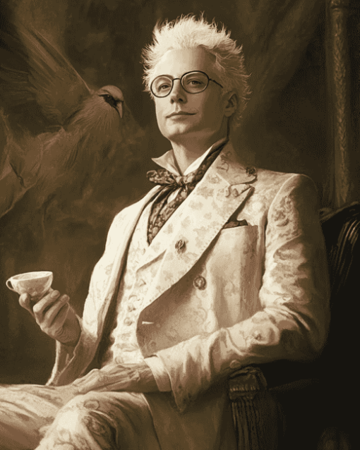 Aziraphale Good Omens Diamond Painting