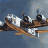 B25 Mitchell Aircraft Diamond Painting