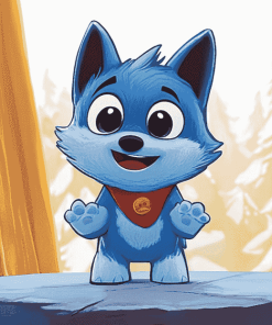 Baby Bluey Cartoon Diamond Painting