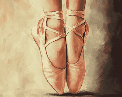 Ballet Slippers Grace Diamond Painting