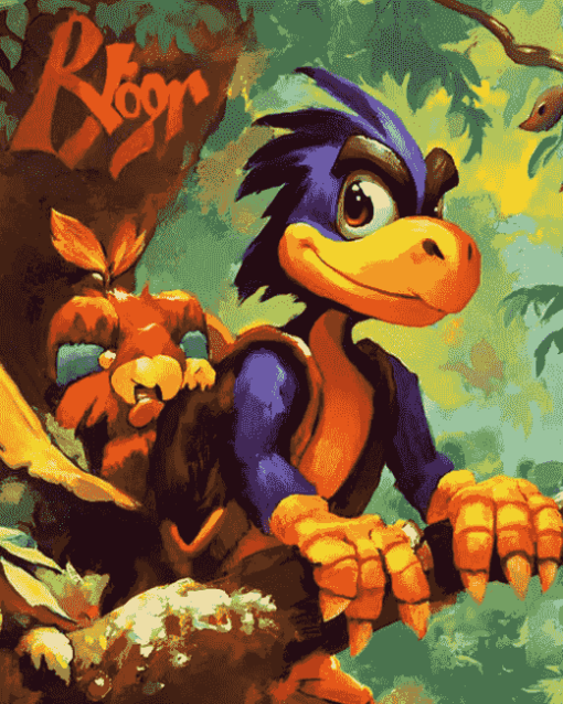 Banjo Kazooie Animation Diamond Painting