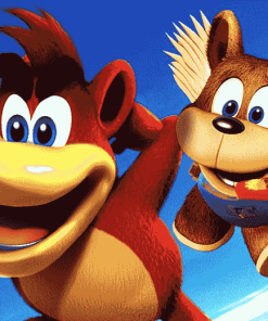 Banjo Kazooie Characters Diamond Painting