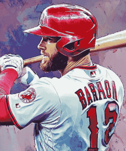 Baseball Legend Bryce Harper Diamond Painting