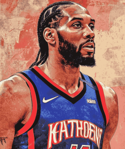 Basketball Icon Kawhi Leonard Diamond Painting