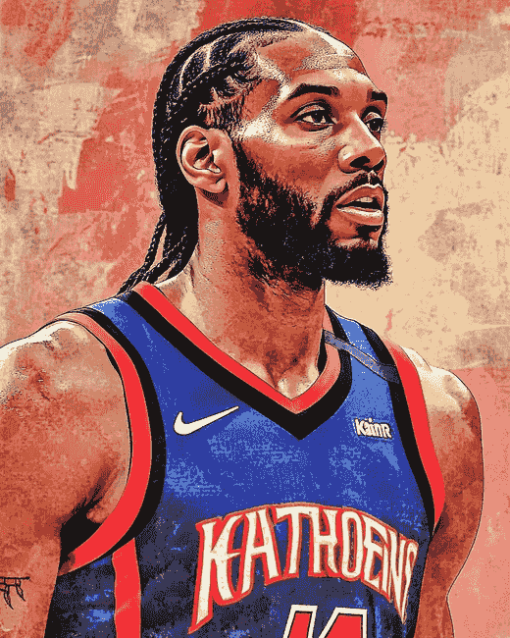 Basketball Icon Kawhi Leonard Diamond Painting