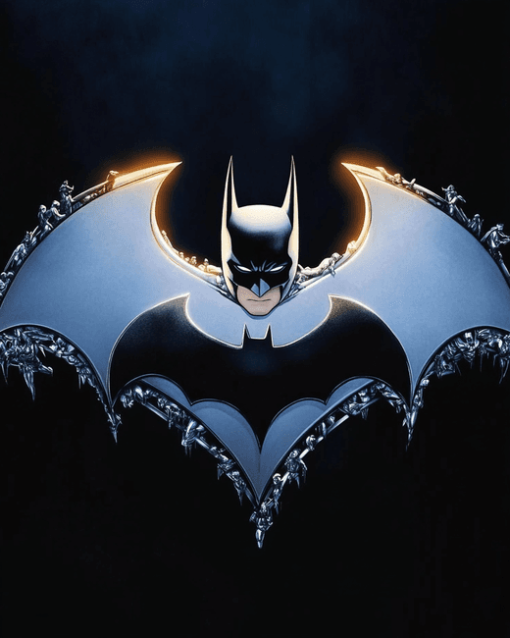 Batman Cartoon Symbols Diamond Painting