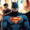 Batman and Superman Superhero Diamond Painting