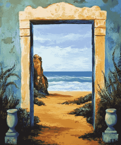 Beach Doorway Diamond Painting