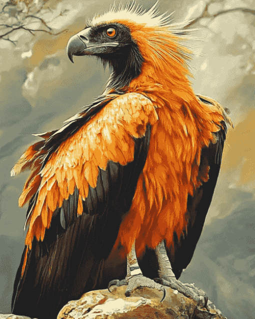 Bearded Vulture Bird Diamond Painting