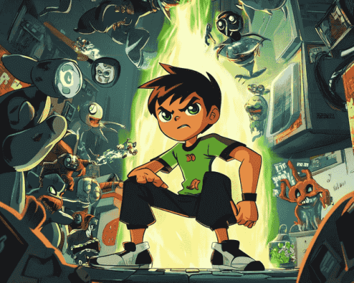 Ben 10 Cartoon Series Diamond Painting