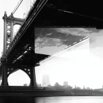 Benjamin Franklin Bridge Black And White Diamond Painting