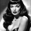 Bettie Page Vintage Model Diamond Painting