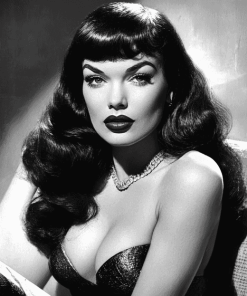 Bettie Page Vintage Model Diamond Painting