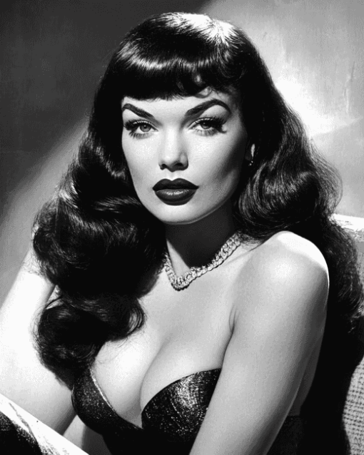 Bettie Page Vintage Model Diamond Painting