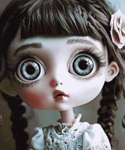 Big Eyes Cartoon Doll Diamond Painting