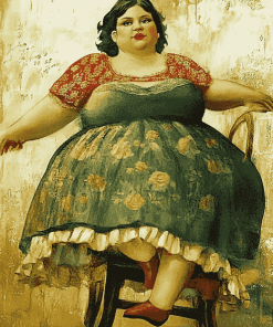 Big Woman Antiques Diamond Painting