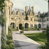 Biltmore Estate Architecture Diamond Painting