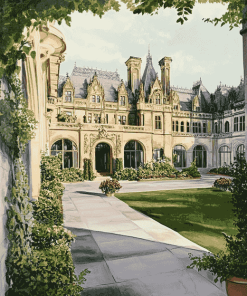 Biltmore Estate Architecture Diamond Painting