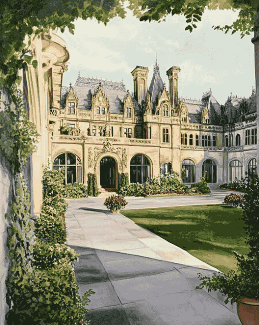 Biltmore Estate Architecture Diamond Painting