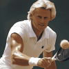 Bjorn Borg Tennis Legend Diamond Painting