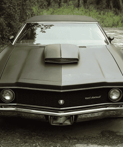 Black 1969 Oldsmobile Engine Diamond Painting