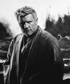 Black And White Gordon Ramsay Diamond Painting