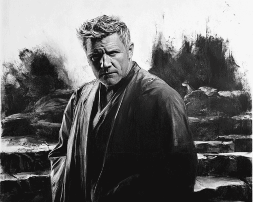 Black And White Gordon Ramsay Diamond Painting