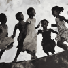 Black Children in Play Diamond Painting