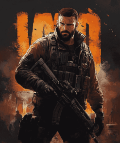 Black Ops Video Game Diamond Painting