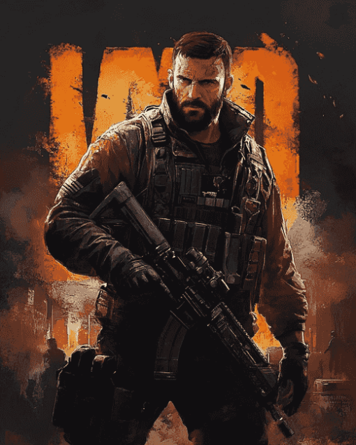 Black Ops Video Game Diamond Painting