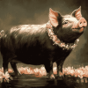 Black Pig Animal Diamond Painting