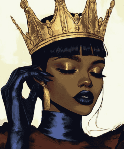 Black Queens of Animation Diamond Painting