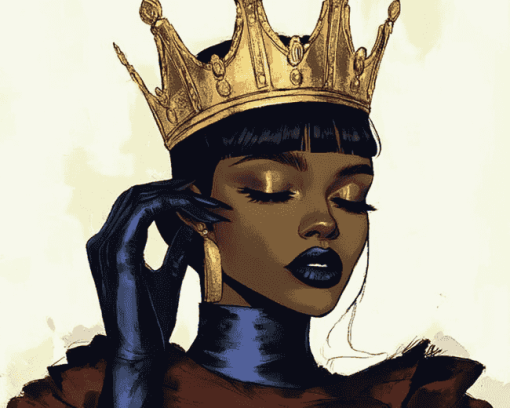 Black Queens of Animation Diamond Painting