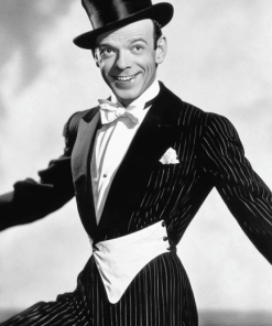 Black and White Fred Astaire Diamond Painting