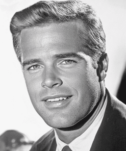 Black and White George Peppard Diamond Painting