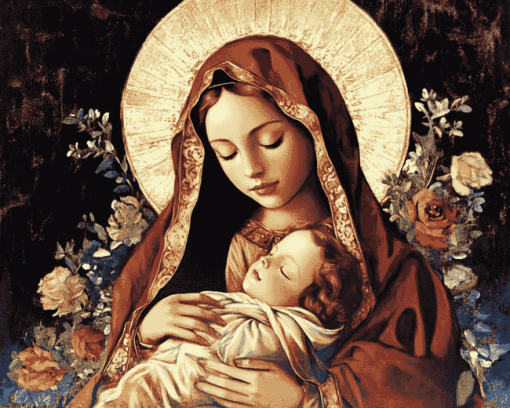 Blessed Mother Classic Diamond Painting