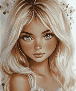 Blond Fairy Girl Diamond Painting