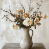 Blossoms and Rustic Vases Diamond Painting