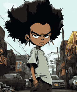 Boondocks Anime Series Diamond Painting