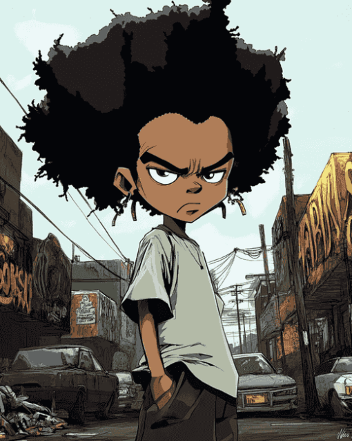 Boondocks Anime Series Diamond Painting