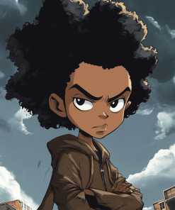 Boondocks Anime Stars Diamond Painting