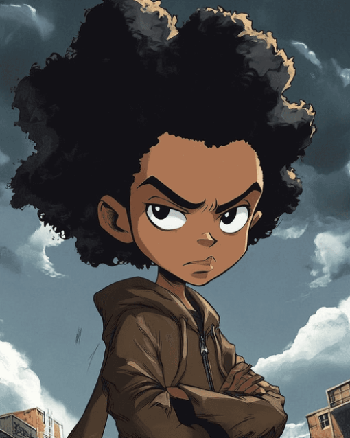 Boondocks Anime Stars Diamond Painting