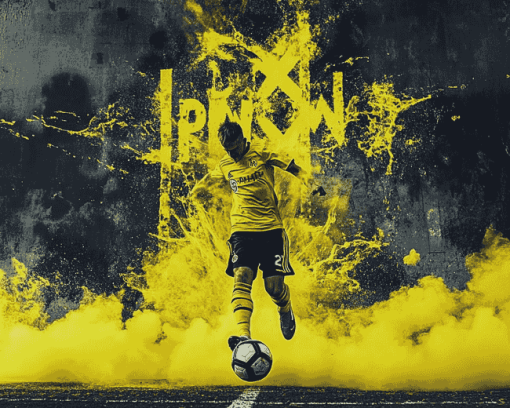 Borussia Dortmund Football Diamond Painting