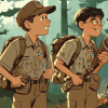 Boy Scouts Animated Diamond Painting