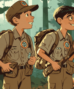 Boy Scouts Animated Diamond Painting