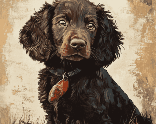 Boykin Spaniel Puppy Diamond Painting