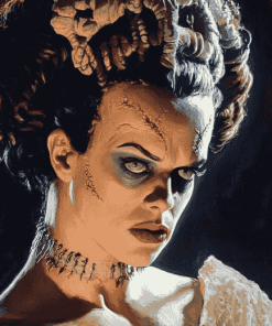 Bride Of Frankenstein Movie Diamond Painting