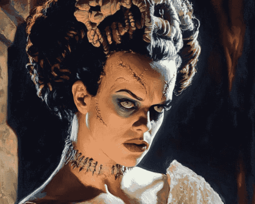 Bride Of Frankenstein Movie Diamond Painting