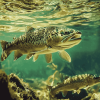 Brown Trout Underwater Diamond Painting