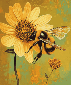 Bumble Bee Nature Diamond Painting